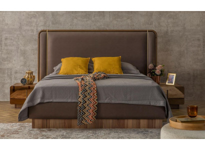 Modern Schlafzimmer Set Bett + 2x Nachttische Design Möbel Neu 3 tlg.