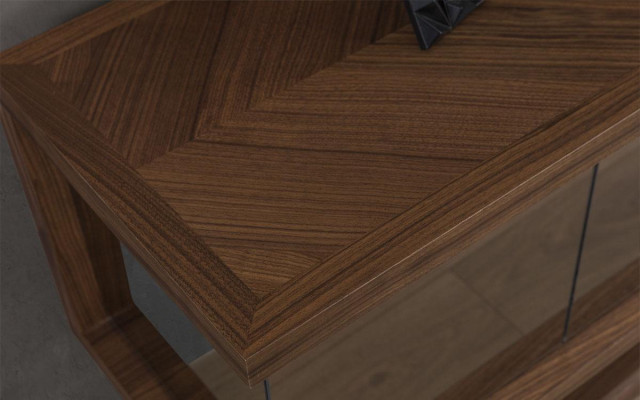 Wohnwänd Wand Holz Modern Stil Regal Wohnzimmer Möbel Schrank RTV mit TV Rahmen