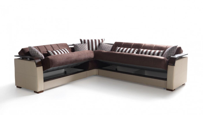 Ecksofa Wohnlandschaft Beige L-Form Sofa Wohnzimmer Ecksofas Luxus 315 x 245