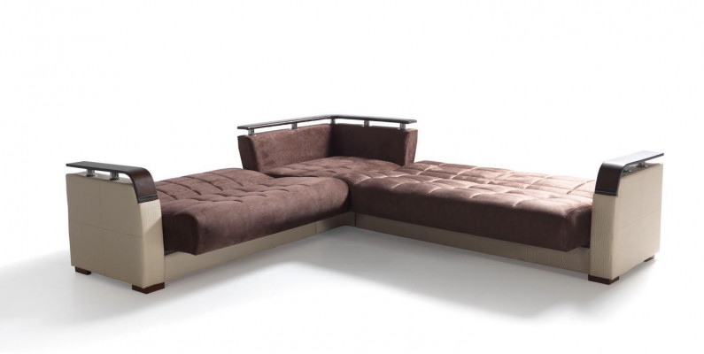 Ecksofa Wohnlandschaft Beige L-Form Sofa Wohnzimmer Ecksofas Luxus 315 x 245