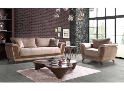 Sofagarnitur 3+1 Sitzer Sessel Garnitur Modern Relax Sessel Möbel Neu Luxus Neu