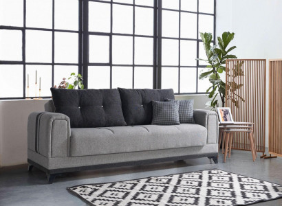 Wohnzimmer Luxus Sofa 3 Sitzer Relax Sofas Modern Grau Relax 3 Sitzer Couchen