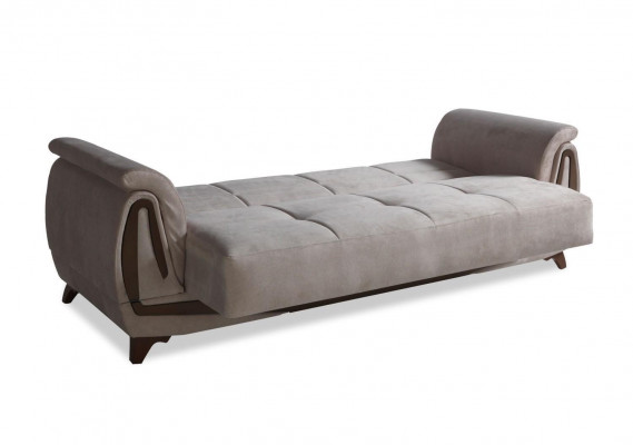 Luxus 3 Sitzer Sofa Wohnzimmer Möbel Elegant Sofa 230cm Textil Beige Neu