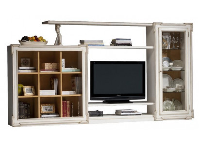 Antik Stil tv Wohnwand Fernseh Ständer Schrank Wohnwände rtv Glasschrank Möbel