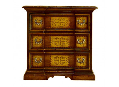 Italienische Möbel Braun Klassische Kommode Schrank Holz Schränke Möbel Konsolen