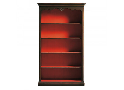 Bücherschrank Vitrine Regal Möbel Bücherregal braun Glasschrank Schränke Regale