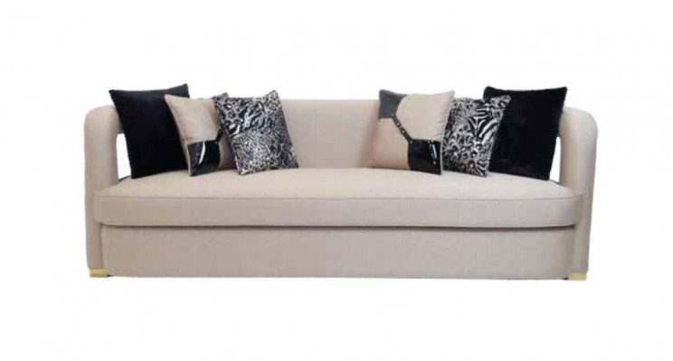 Sofa Couch Dreisitzer 247cm Couchen Polster Textil Stoffsofa Möbel