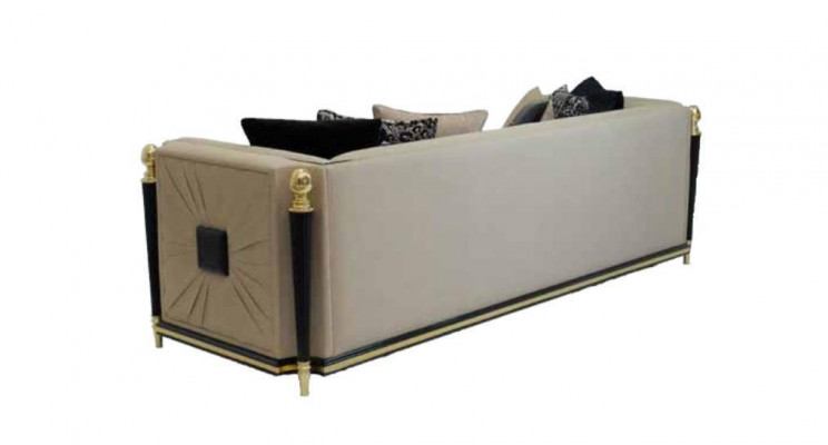 Dreisitzer Couch Polster Möbel Sofa Couchen Möbel Design Möbel Stoffsofa
