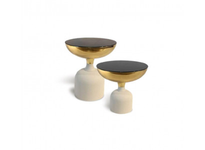 Designer Edelstahltisch Moderner Beistelltisch Wohnzimmer Luxus Möbel