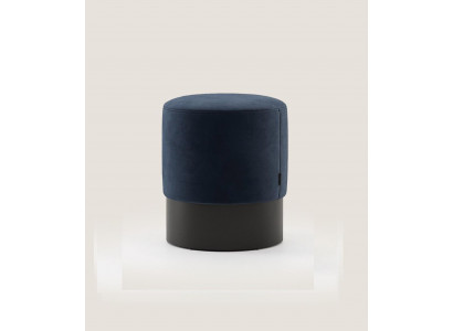 Runder Blauer Sitzhocker Luxus Schlafzimmer Moderne Beistellhocker
