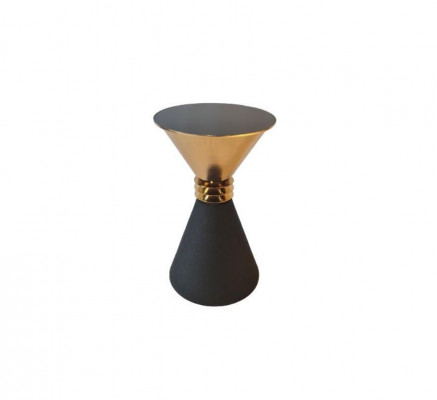 Designer Runder Edelstahl Beistelltisch Mit Moderner Luxus Glasplatte
