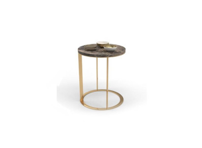 Runder Marmor Beistelltisch Designer Couchtisch Wohnzimmer Tisch Neu