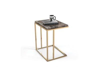 Moderner Edelstahl Beistelltisch Wohnzimmer Couchtisch Designer Möbel