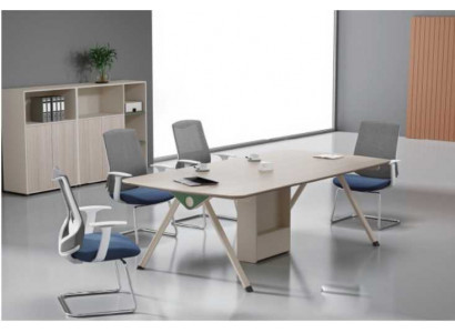 Konferenztisch Holz Büromöbel Design Tisch Einrichtung Arbeitszimmer