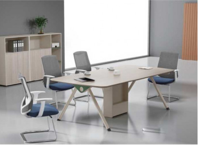 Konferenztisch Holz Büromöbel Design Tisch Einrichtung Arbeitszimmer