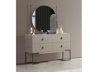Schminktisch mit Spiegel Luxus Modernes Kommode Schlafzimmer Tisch