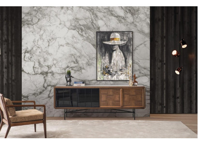 Anrichte Esszimmer Sideboard Kommode Holz Braun Schrank Kommoden