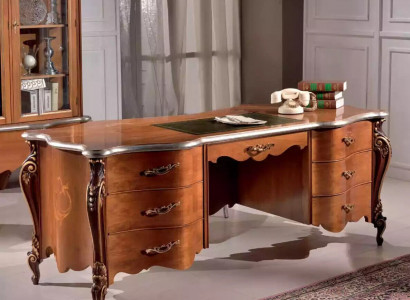 Schreibtisch Tisch Italienische Einrichtung Möbel Holz Büro Sekretär