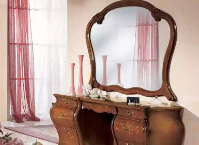 Schminktisch Set Spiegel Schlafzimmer Möbel Design 2tlg