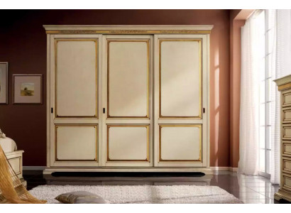 Kleiderschrank Holz Schrank Schlafzimmer Möbel Design Schränke Beige