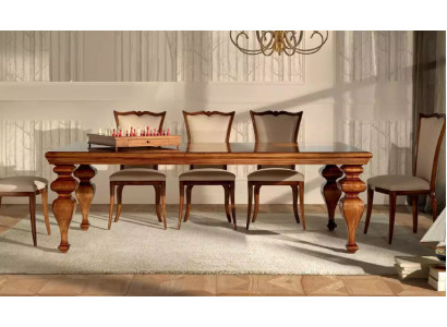 Esszimmer Garnitur Set Klassische Tisch 6x Stühle 7tlg Luxus Komplett