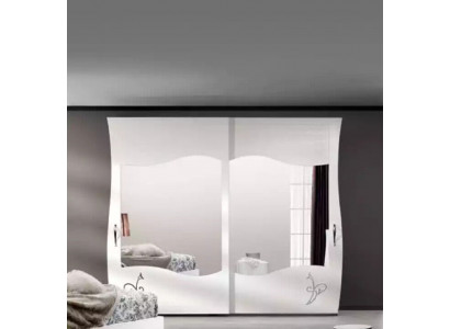Modern Holz Massiv Kleiderschrank Schlafzimmer Regal Schrank Weiß Neu
