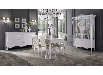 Esstisch 4x Stühle Stuhl Esszimmer Essgruppe Modern Sideboard Garnitur