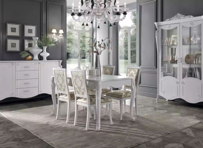 Esstisch 4x Stühle Stuhl Esszimmer Essgruppe Modern Sideboard Garnitur