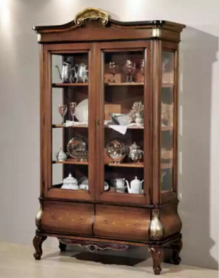 Luxus Vitrine Ausgefallene Möbel Schrank Vitrinen Glas Holz Schränke Neu
