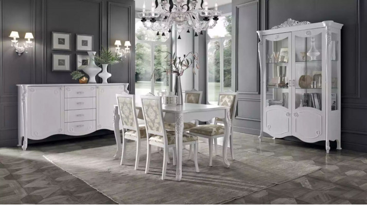 Komplett Set Esstisch 4x Stühle Esszimmer Set Ess Gruppe Holz Tisch 5tlg Neu
