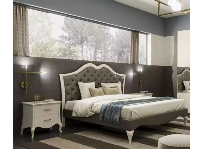 Bett Schlafzimmer Set Bett 2x Nachttisch Modern Italienische Möbel 3tlg