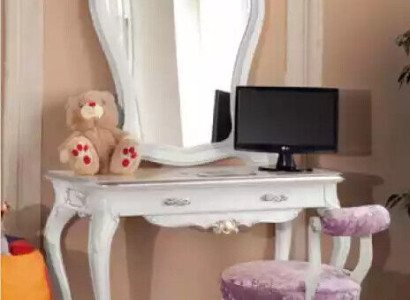 Schminktisch Set Konsole Spiegel Schlafzimmer Möbel Design2tlg Holz