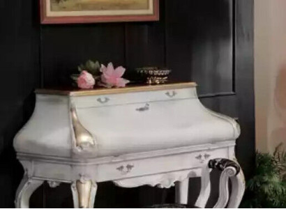 Schminktisch weiß Luxus Konsolenkommode Holz klassisches Design