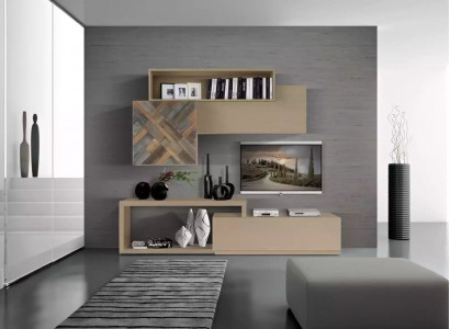 TV Lowboard RTV Wandregale Wohnzimmer Holz Luxus Wohnwand Möbel