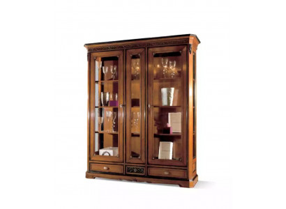 Italienische Luxus Wohnzimmer Möbel Vitrine Schrank Klassische Stil Neu