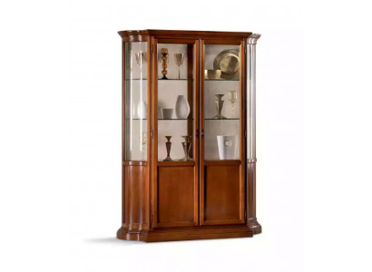 Luxus Vitrine Wohnzimmer Möbel Schrank Glas Vitrinen Designer Anrichte
