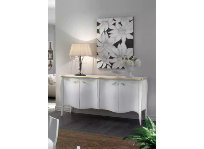 Sideboard Kommode Wohnzimmer Holz Modern Weiß Luxus Schränke Design
