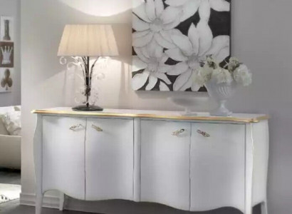 Sideboard Kommode Wohnzimmer Holz Modern Weiß Luxus Schränke Design