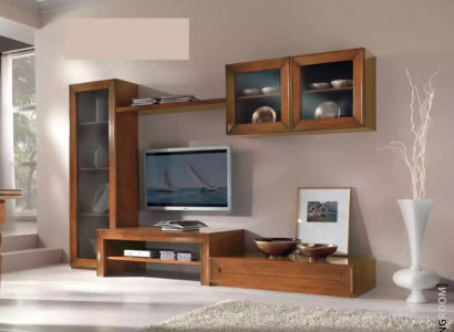 Wohnwand Schrankwand Wohnzimmer Schrank Vitrine Sideboard Wohnwände