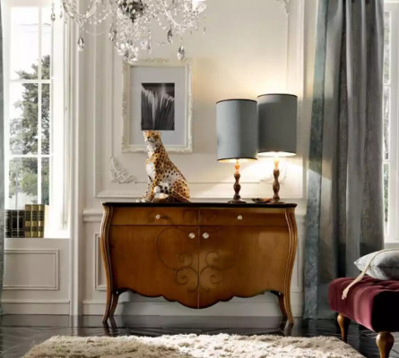 Sideboard Braun Holz Kommoden Italienische Möbel Einrichtung Schränke