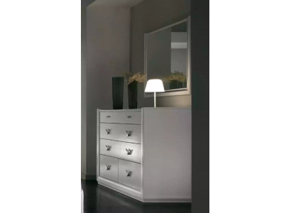 Kommode Spiegel Schrank Regal Konsole Möbel Holzschrank Italy Set 2tlg.