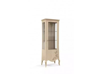 Italienische Luxus Möbel Vitrine Wohnzimmer Glas Designer Schrank Neu