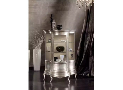 Design Möbel Holz Klassischer Vitrine Schrank Regal Italienische Möbel