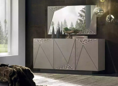 Sideboard Holz Kommoden Wohnzimmer Schrank Schränke Italien Anrichte