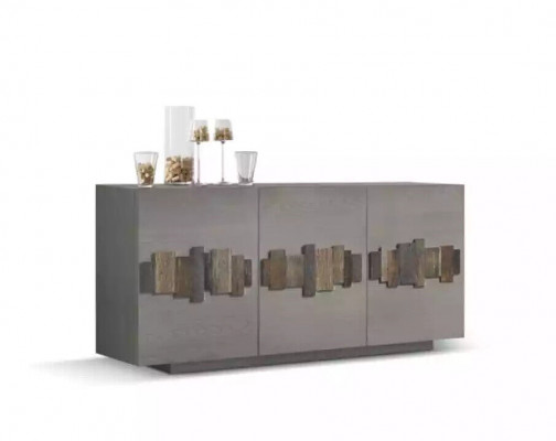 Kommode Sideboard Massiv Holz Schrank Möbel Kommoden Anrichte Grau