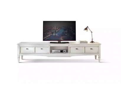 Wohnzimmer Ständer Möbel rtv Fernseher Sideboard Stil Weiß Luxus Holz