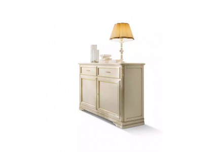 Kommode Anrichte Sideboard Holz Schrank Italienische Möbel Kommoden Beige