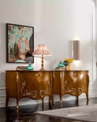 Sideboard Holzschrank Kommode Schränke Möbel Italienische Einrichtung