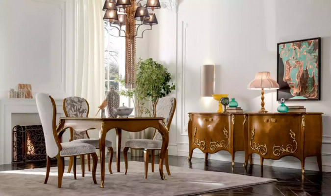 Sideboard Holzschrank Kommode Schränke Möbel Italienische Einrichtung