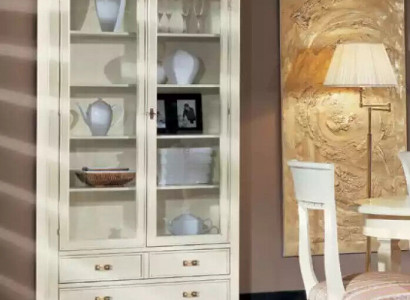Wohnzimmer Glas Schrank Vitrine Anrichte Holz Luxus Schränke Möbel